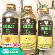 Tinh Dầu Massage Body Thư Giãn 150ml Thiên Nhiên 100% – Mềm mịn da, không bết dính, thơm dịu nhẹ