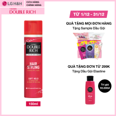 Mousse tạo kiểu tóc Double Rich Soft Hold tạo kiểu tóc bồng bềnh tự nhiên