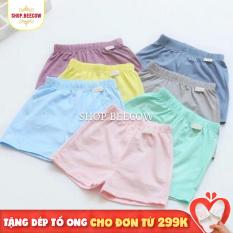 FREESHIP-QUẦN COTTON TRƠN NHIỀU MÀU CHO BÉ 8-18KG SHOP BEECOW