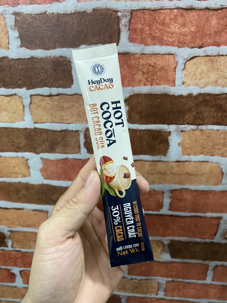 [Tổng 80g] Bột Cacao Sữa Heyday KHÔNG Cholesterone - Combo 4 Gói Tiện Lợi 20g - Vị Chân Thật Của...