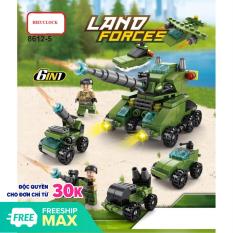 Bộ Đồ Chơi Lắp Ráp Xe Tăng Lego 138 Chi Tiết Bền Đẹp Xếp Được 6 mô hình trong 1 Hieuclock