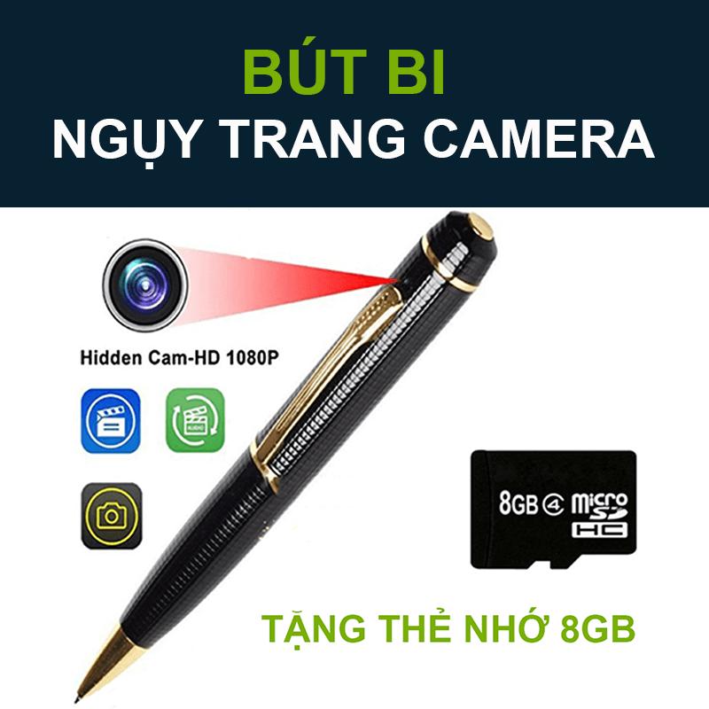 Bút Bi Camera - FULL HD - Ghi Âm, Ghi Hình rõ nét 2020