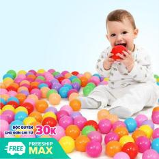 Dây 100 quả bóng nhựa nhiều màu cho bé
