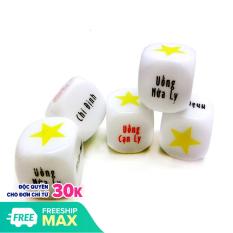 Bộ 5 Viên Xí Ngầu Ăn Nhậu Uống Bia, Uống Rượu, Trò Chơi Giải Trí, Giải Stress, Drinking Game Dice