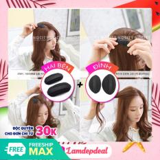 ♥ Lamdepdeal – Combo 2 bộ đệm làm phồng tóc đỉnh và 2 bên – cách đơn giản để có mái tóc phồng đáng yêu – Dụng cụ làm tóc