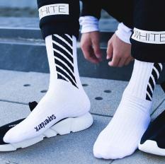 (có 3 màu) Set 3 đôi Tất Vớ phong cách OFF White siêu HOT