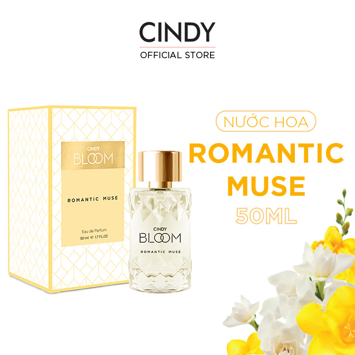 Combo Nước hoa cho nữ Cindy Bloom Aroma Flower ngọt ngào nữ tính + Romantic Muse quyến rũ lãng mạn...