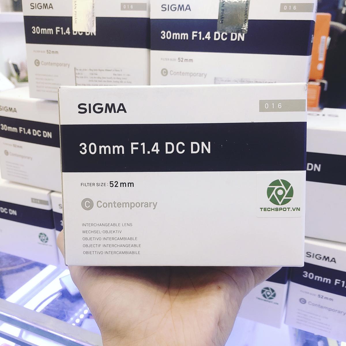 [Trả góp 0%]( Tặng thêm 1 năm bảo hành ) Ống kính Sigma 30mm F1.4 DC DN for Sony E...