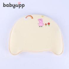 Gối chống méo đầu, bẹp đầu, móp đầu, nghẹo cổ, còm lưng cho trẻ sơ sinh và em bé – Gối cao su non đa năng cao cấp BABYUPP