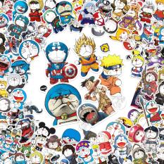 Bộ 25 sticker ngẫu nhiên trong 100 mẫu chủ đề Đôrêmon (Doraemon) cosplay chống nước dán điện thoại, laptop, xe đạp, nón bảo hiểm,…