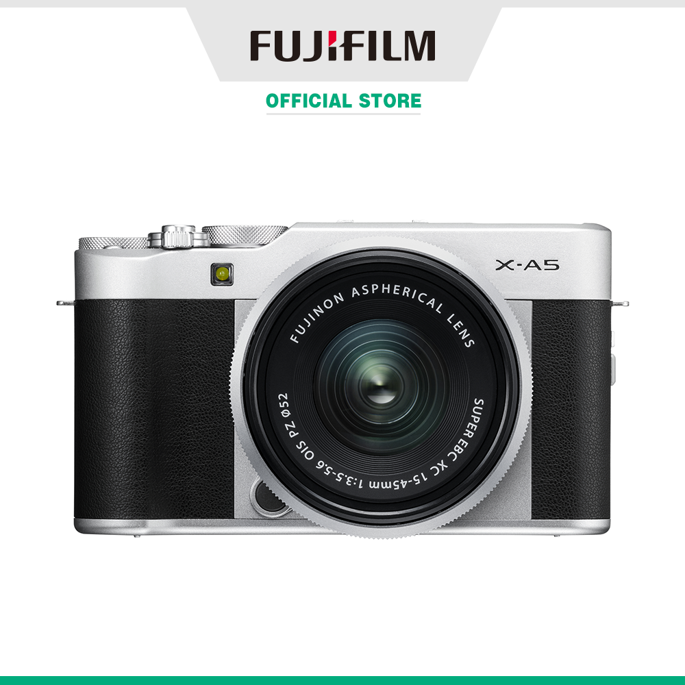 Máy ảnh kỹ thuật số Fujifilm X-A5/XC15-45 (Nâu/Bạc/Bạc đậm/Hồng)