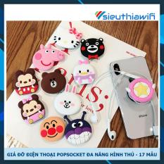 GIÁ ĐỠ ĐIỆN THOẠI POPSOCKET SILICON HÌNH THÚ