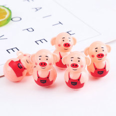 Đồ chơi lật đật heo con mini làm quà siêu dễ thương.