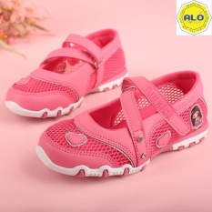 Giày Búp Bê Bé Gái Dạng Lưới Màu Hồng size 33,34 ( Cỡ chân 20-21cm)