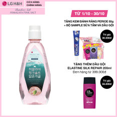 Nước súc miệng Bamboo Salt Muối Hồng Himalaya Hương Bạc Hà Mát Lạnh 760ml