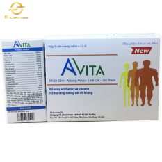 viên đạm hỗ trợ tăng cân Avita giúp tăng cân bền vững sau khi dừng uống, giúp hỗ trợ ăn ngon miệng, nhanh hấp thu (01 HỘP)