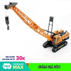Xe đồ chơi cho bé xe cần cẩu chờ hàng kích thước lớn, chất liệu nhựa an toàn, dây ròng rọc điều khiển tăng khả năng quan sát và học hỏi của bé