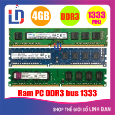 Ram máy tính để bàn 4GB DDR3 bus 1333 PC3 10600 ( nhiều hãng)samsung hynix kingston – PCR3 4GB