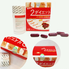 Viên uống giảm cân 2 day diet nấm linh chi Nhật Bản HỘP 60 VIÊN