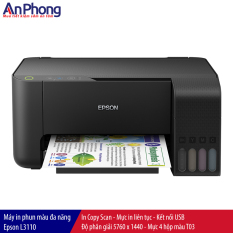 Máy in phun màu Epson L3110, copy scan, kết nối USB – Hàng Chính Hãng