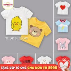ÁO THUN IN HÌNH CỰC DỄ THƯƠNG CHO BÉ 8-18KG SHOP BEECOW