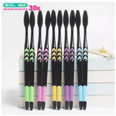 Set 10 Bàn Chải Đánh Răng than tre hoạt tính chống vi khuẩn 2019