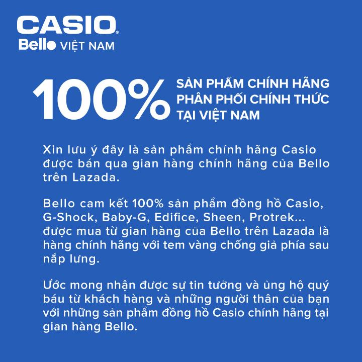 Đồng hồ Casio Nam A700W-1A bảo hành chính hãng 1 năm - Pin trọn đời