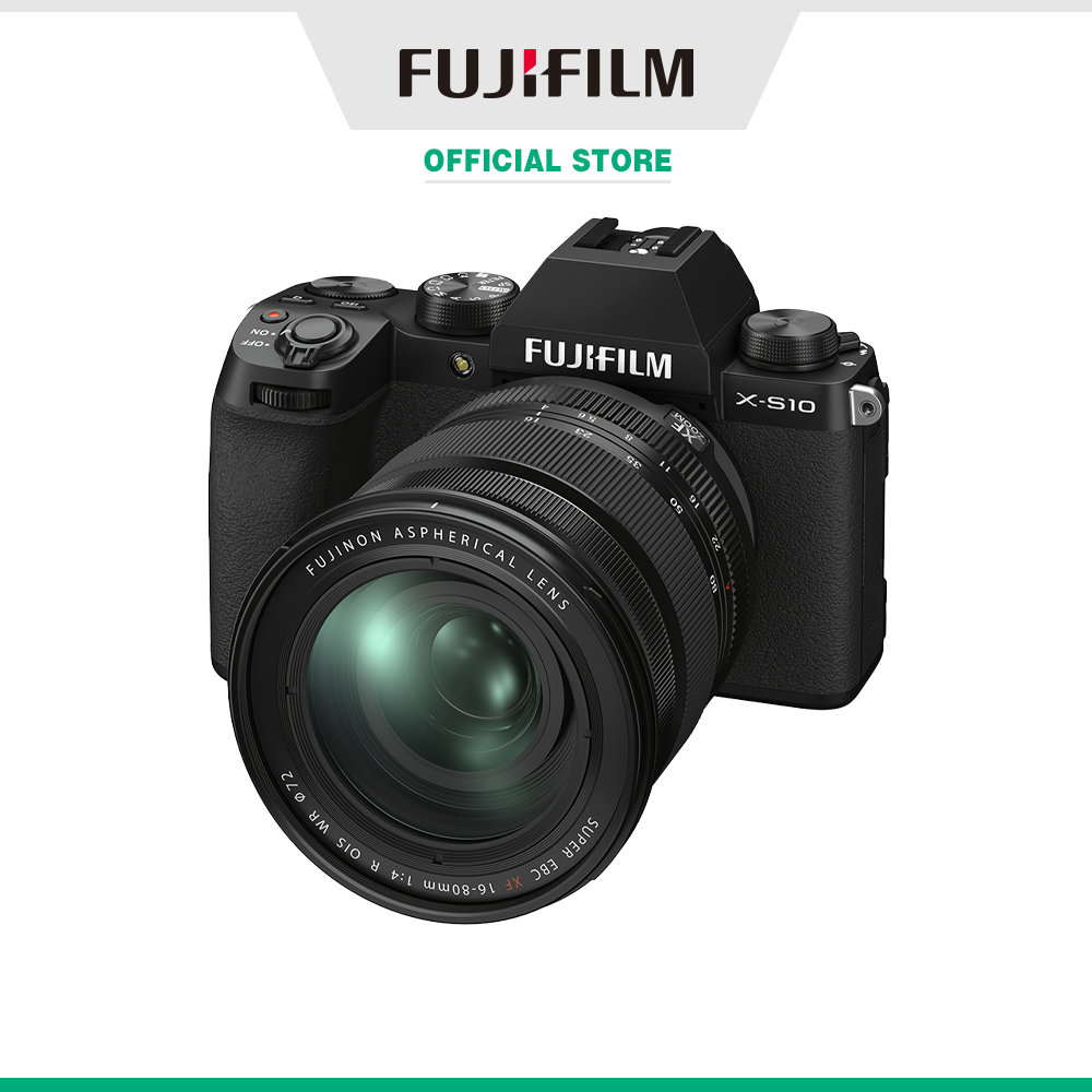 [Trả góp 0%]Máy ảnh kỹ thuật số Fujifilm X-S10/XF16-80 Đen