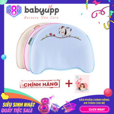 Gối cao su non cho bé chính hãng an toàn. Gối chống bẹp đầu cho bé. Đa năng – Cao cấp – Chống méo đầu, nghẹo cổ, còm lưng cho trẻ sơ sinh. Gối nằm cho em bé Babyupp