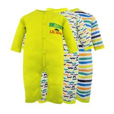 Set 3 bộ body Suit dài tay Baby Gear hàng xuất dư đẹp cho bé trai