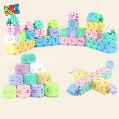 Bộ đồ chơi lắp ghép, xếp hình 100 khối nhựa xây dựng Building block thú vị phát triển tư duy cho bé