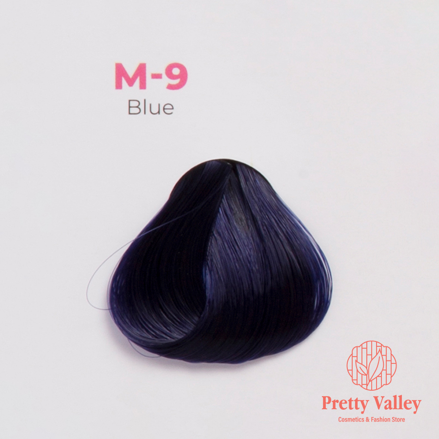 Kem nhuộm tóc cao cấp màu xanh dương đen Molokai 60ml [ TẶNG KÈM GĂNG TAY + CHAI OXY TRỢ...