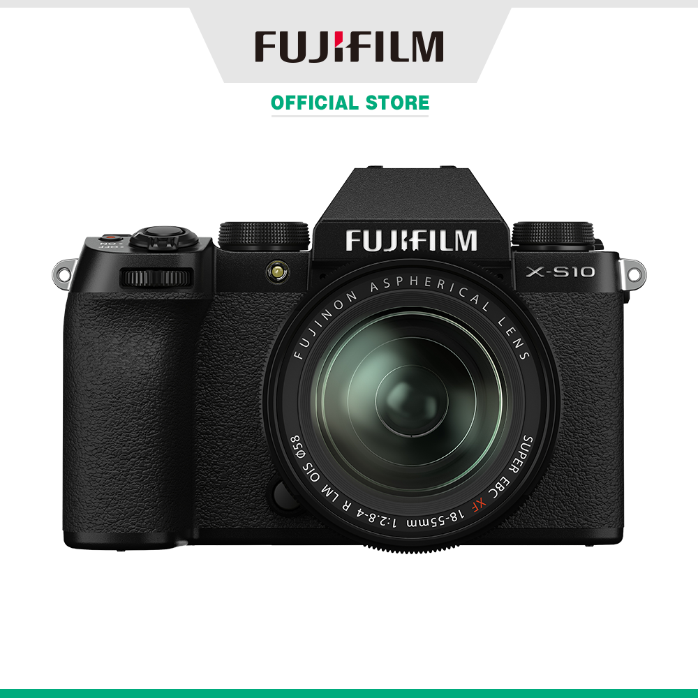 [Trả góp 0%]Máy ảnh kỹ thuật số Fujifilm X-S10/XF18-55 Đen