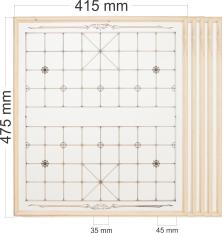 Bộ 5 bàn cờ gỗ loại thẳng