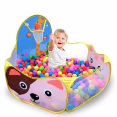 Nơi mua Nhà banh hươu cao cổ kèm + Tặng kèm 20 bóng nhựa cao cấp phi 3.5