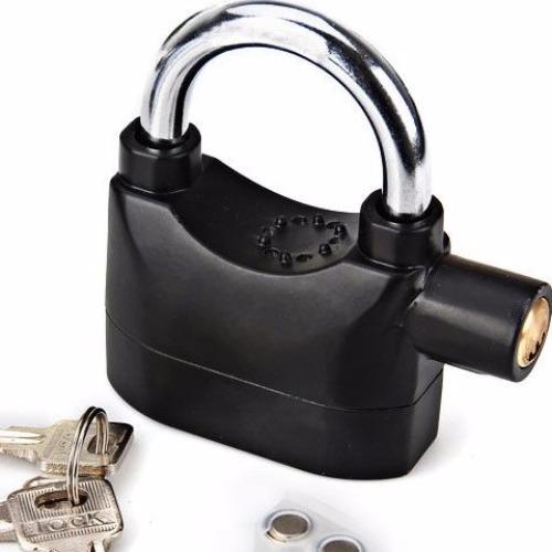 Ổ khóa báo động chống trộm Siren Lock (Đen)