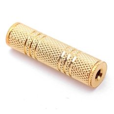 Pair of Audio Jack Adapter Convertor Stereo Plug Socket Coupler Connector 3.5mm Female to Female for Microphone Headphone – Intl