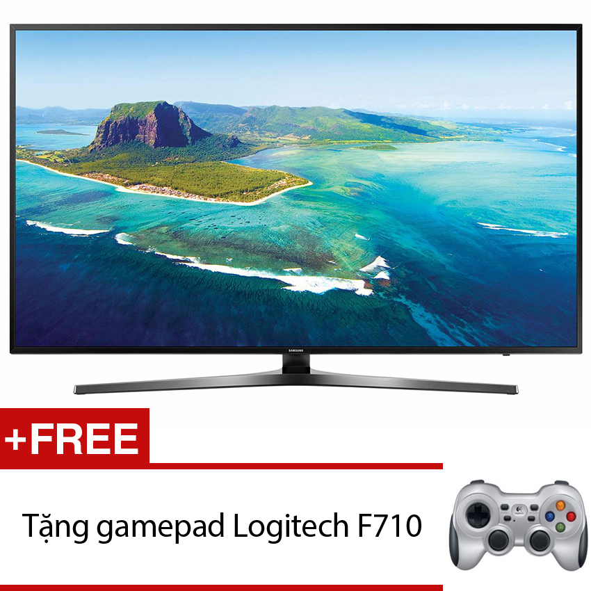 Smart Tivi LED Samsung 43inch 4K – Model UA43KU6400KXXV (Đen) + Tặng gamepad Logitech F710