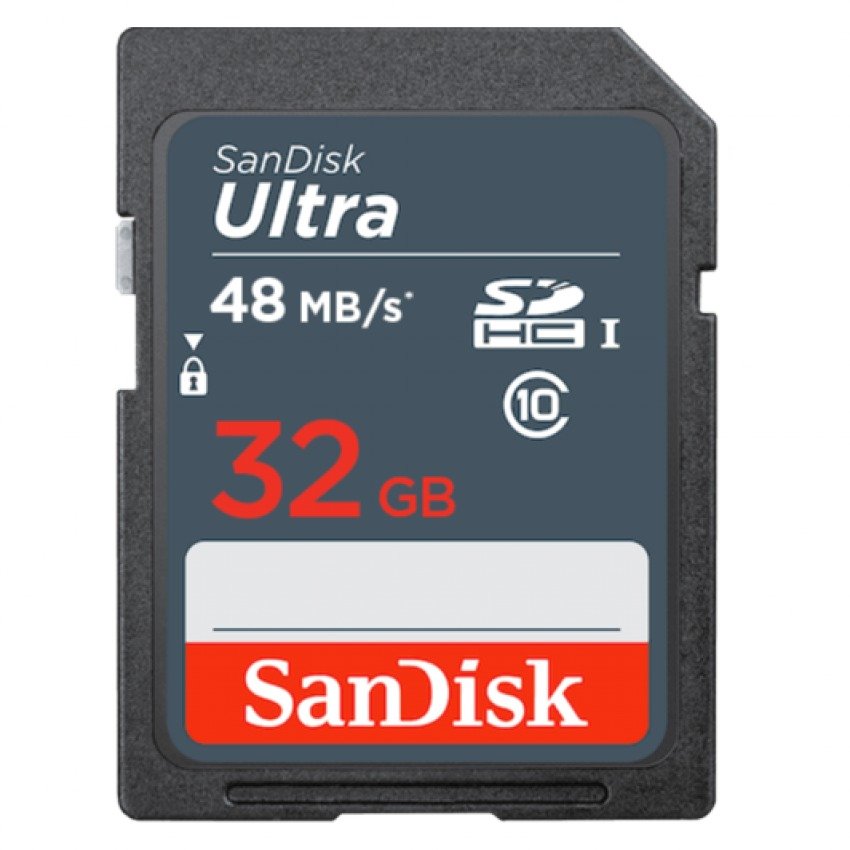 Thẻ nhớ SD Sandisk 32GB (Đen)