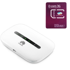 Thiết bị phát wifi 3G không dây Huawei E5330 Và 01 Sim 3G Viettel Có sẵn 9Gb + Tài Khoản (Trắng)