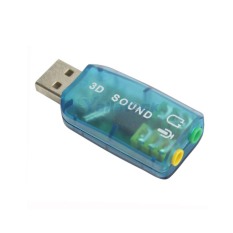 Trang bán USB sound 3D 5.1 (Xanh lá cây)