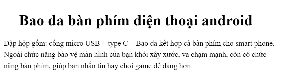 [TẶNG KÈM CHUỘT] Bàn phím kết nối điện thoại chơi game, Bao Da Bàn Phím Kèm Chuột Có Dây sử...